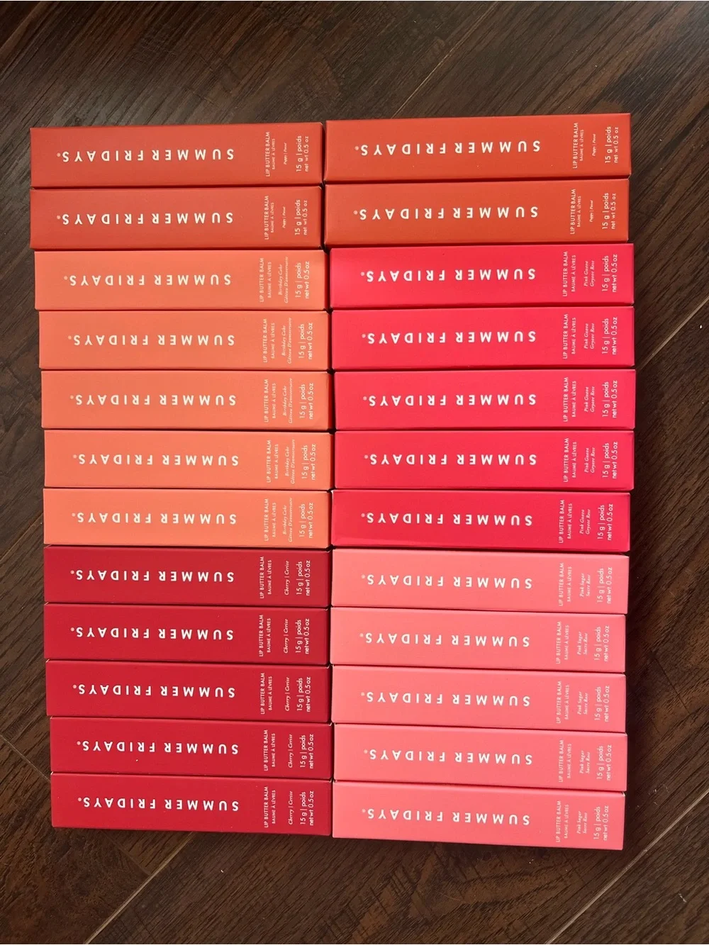 Summer Fridays Lip Butter Balm Collection — Coral, Peach & Red Tones